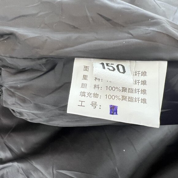 Girls Medium Quilted Black Winter Snow Pants Elastic Waistband Pockets Outdoors - Picture 8 of 9